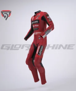 Francesco Bagnaia Leather Race Suit Ducati Lenovo MotoGP 2025