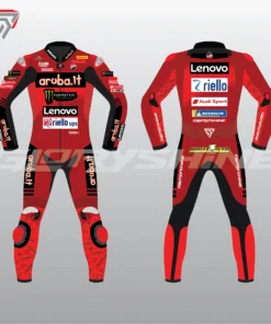 Alvaro Bautista Motorcycle Suit Aruba It Racing Ducati WSBK 2024