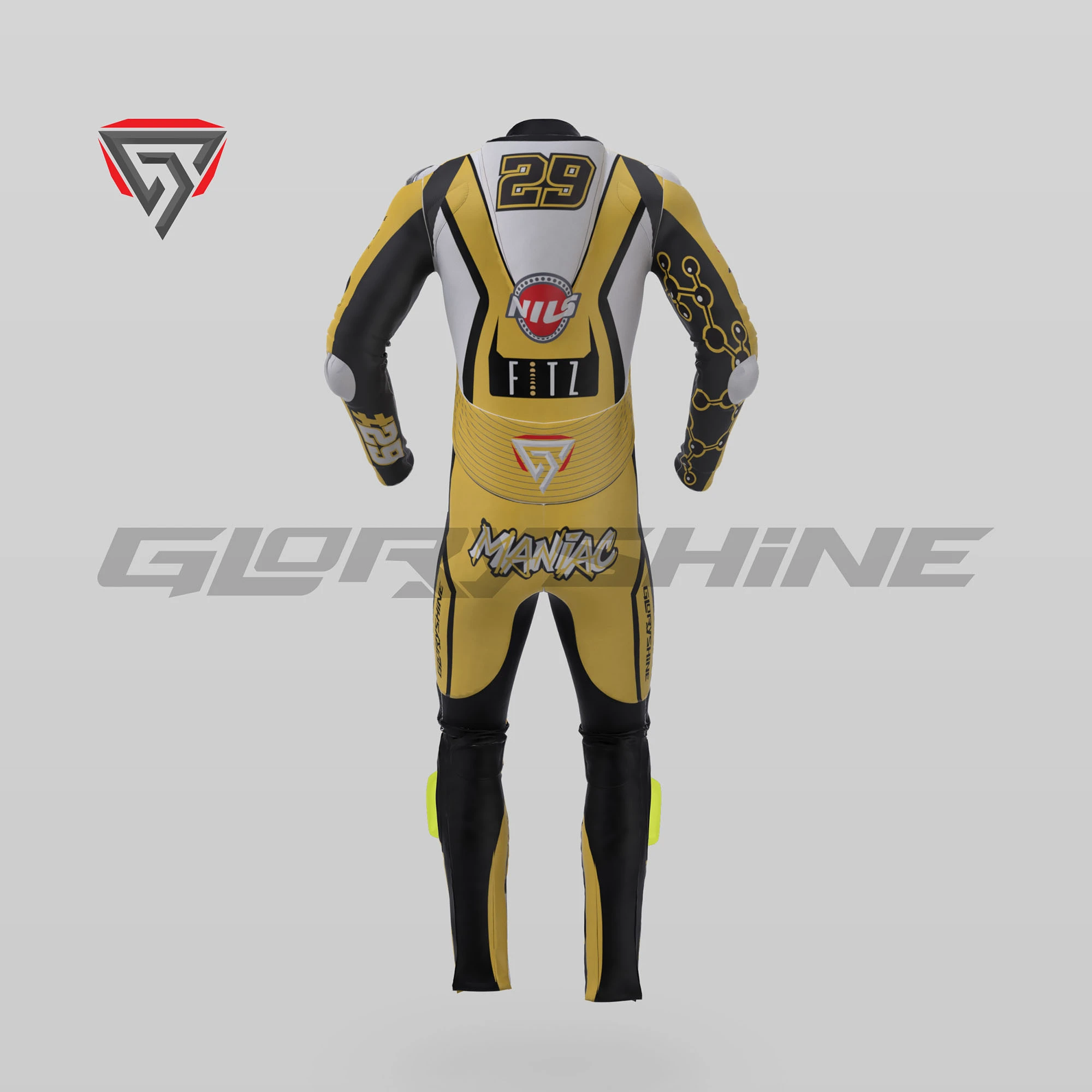 Andrea Iannone Leather Race Suit Team GoEleven WSBK 2024 Andrea Iannone Leather Race Suit Team GoEleven WSBK 2024
