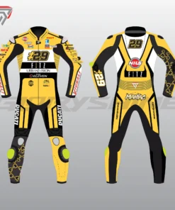 Andrea Iannone Leather Race Suit Team GoEleven WSBK 2024