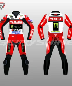 Fabio Quartararo Race Suit Monster Energy Yamaha GP75 MotoGP British 2024