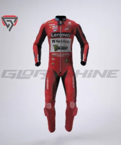 Francesco Bagnaia Race Suit Ducati Lenovo Team GP75 MotoGP British 2024