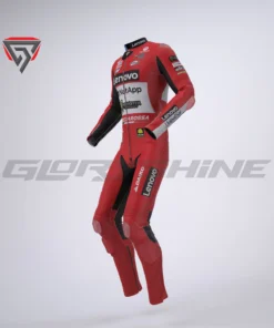 Francesco Bagnaia Race Suit Ducati Lenovo Team GP75 MotoGP British 2024