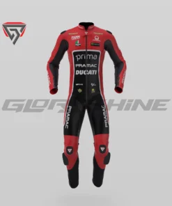 Franco Morbidelli Motorbike Suit Prima Pramac Racing GP75 MotoGP British 2024