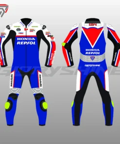 Joan Mir Motorbike Suit Repsol Honda Team GP75 MotoGP British 2024