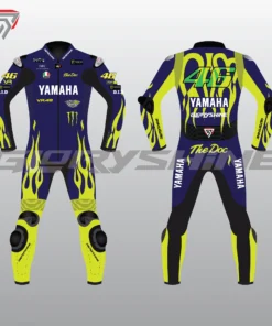 Valentino Rossi Latest Suit Team Monster Energy 2024