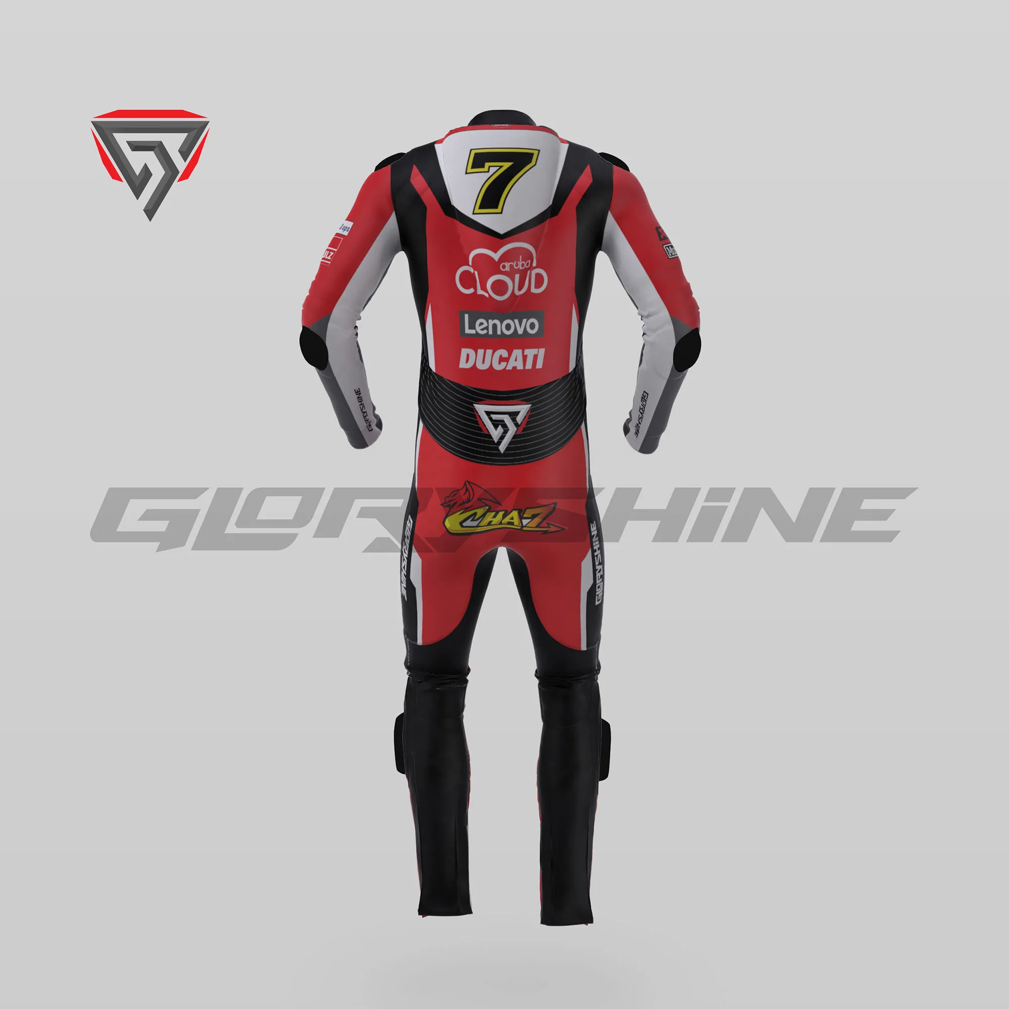 Chaz Davies Motorcycle Leather Suit Ducati MotoGP 2020 Chaz Davies Motorcycle Leather Suit Ducati MotoGP 2020