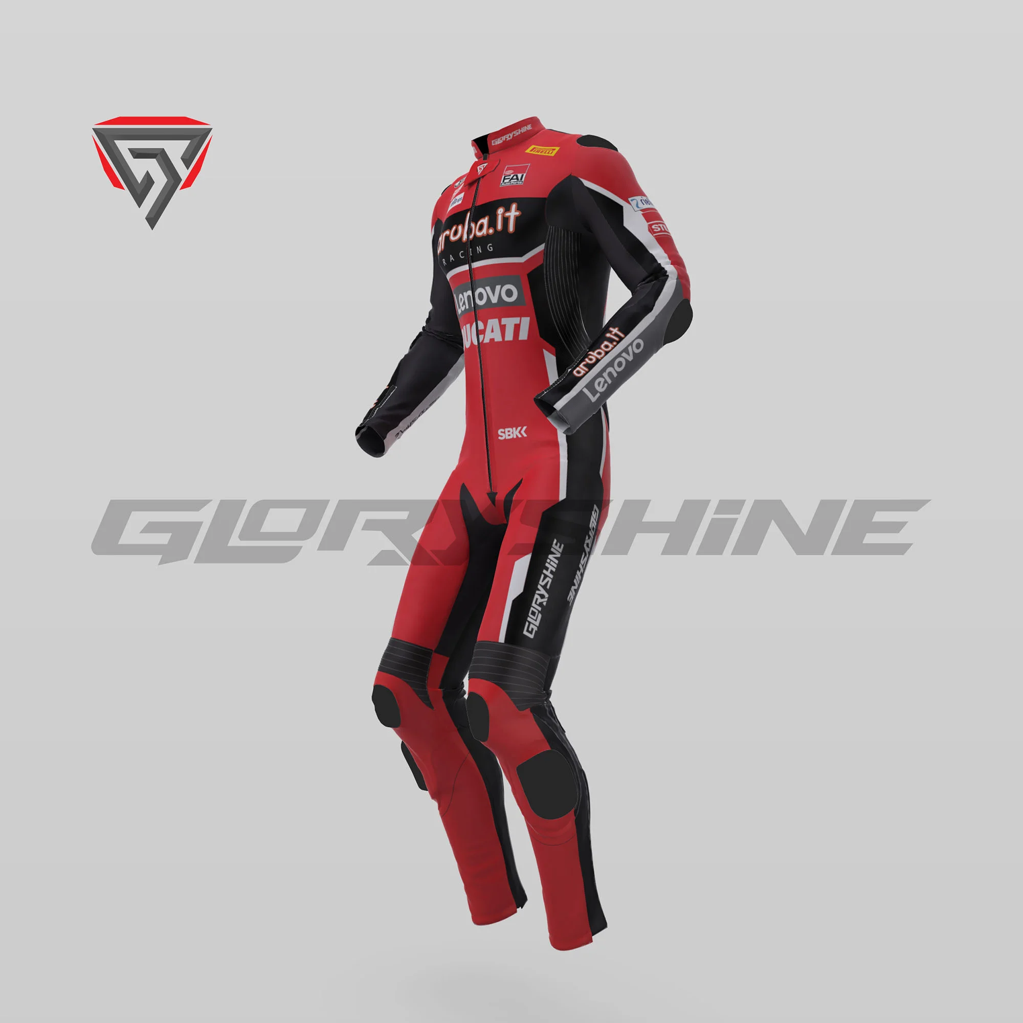 Chaz Davies Motorcycle Leather Suit Ducati MotoGP 2020 Chaz Davies Motorcycle Leather Suit Ducati MotoGP 2020