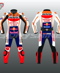 Marc Marquez Honda Repsol Leather Suit Motorcycle MotoGP 2020