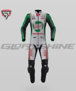 Johann Zarco Motorbike Race Suit Castrol Honda LCR GP75 MotoGP British 2024