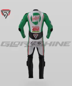Johann Zarco Motorbike Race Suit Castrol Honda LCR GP75 MotoGP British 2024