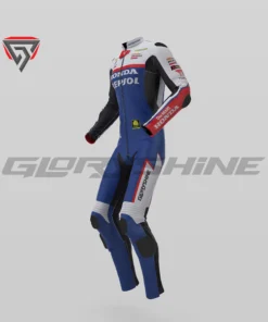 Luca Marini Motorbike Suit Repsol Honda Team GP75 MotoGP British 2024