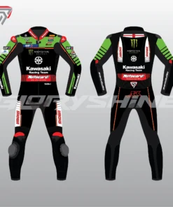 Jonathan Rea Leather Race Suit Team Kawasaki WSBK 2022