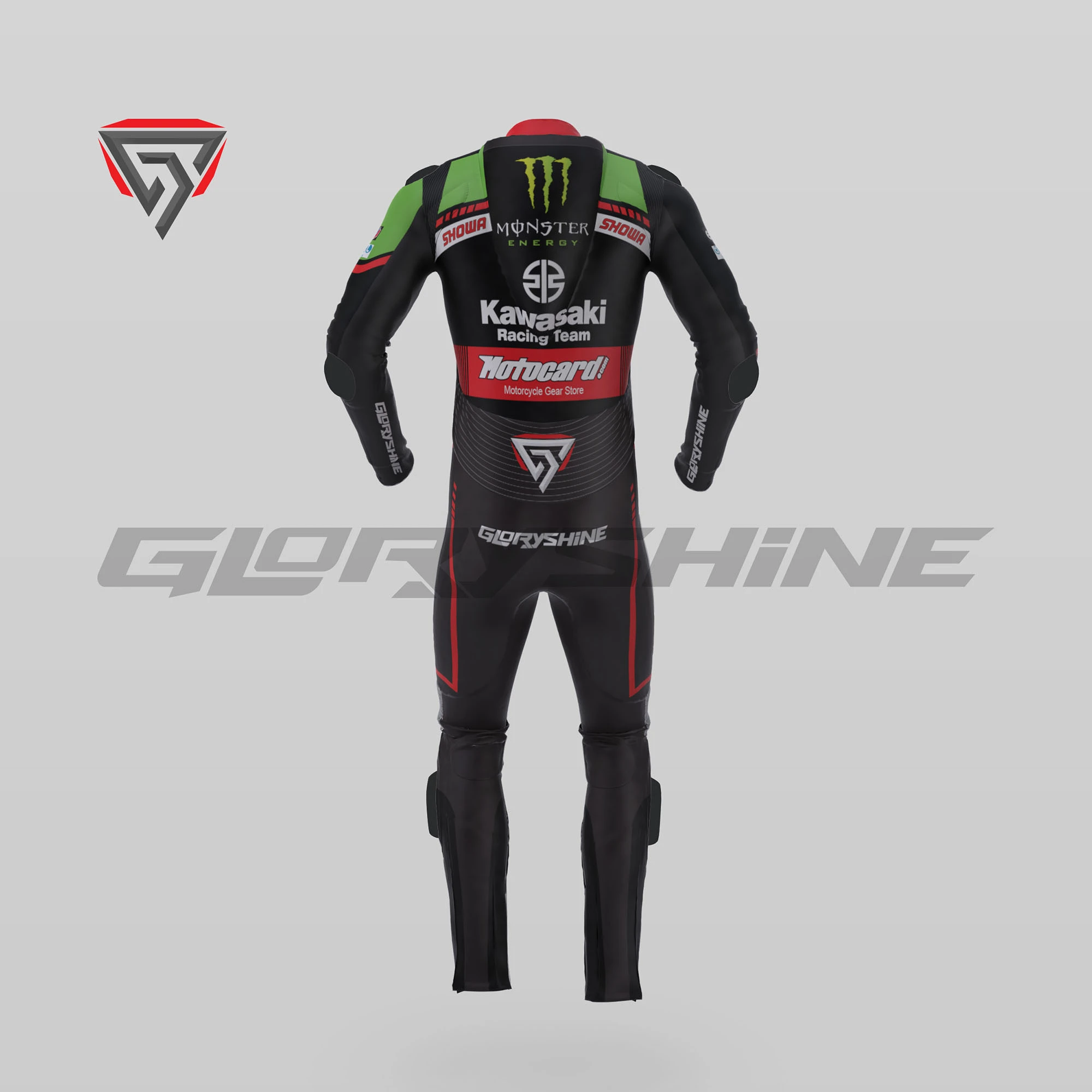 Jonathan Rea Motorbike Racing Suit Kawasaki Motocard WSBK 2021 Jonathan Rea Motorbike Racing Suit Kawasaki Motocard WSBK 2021