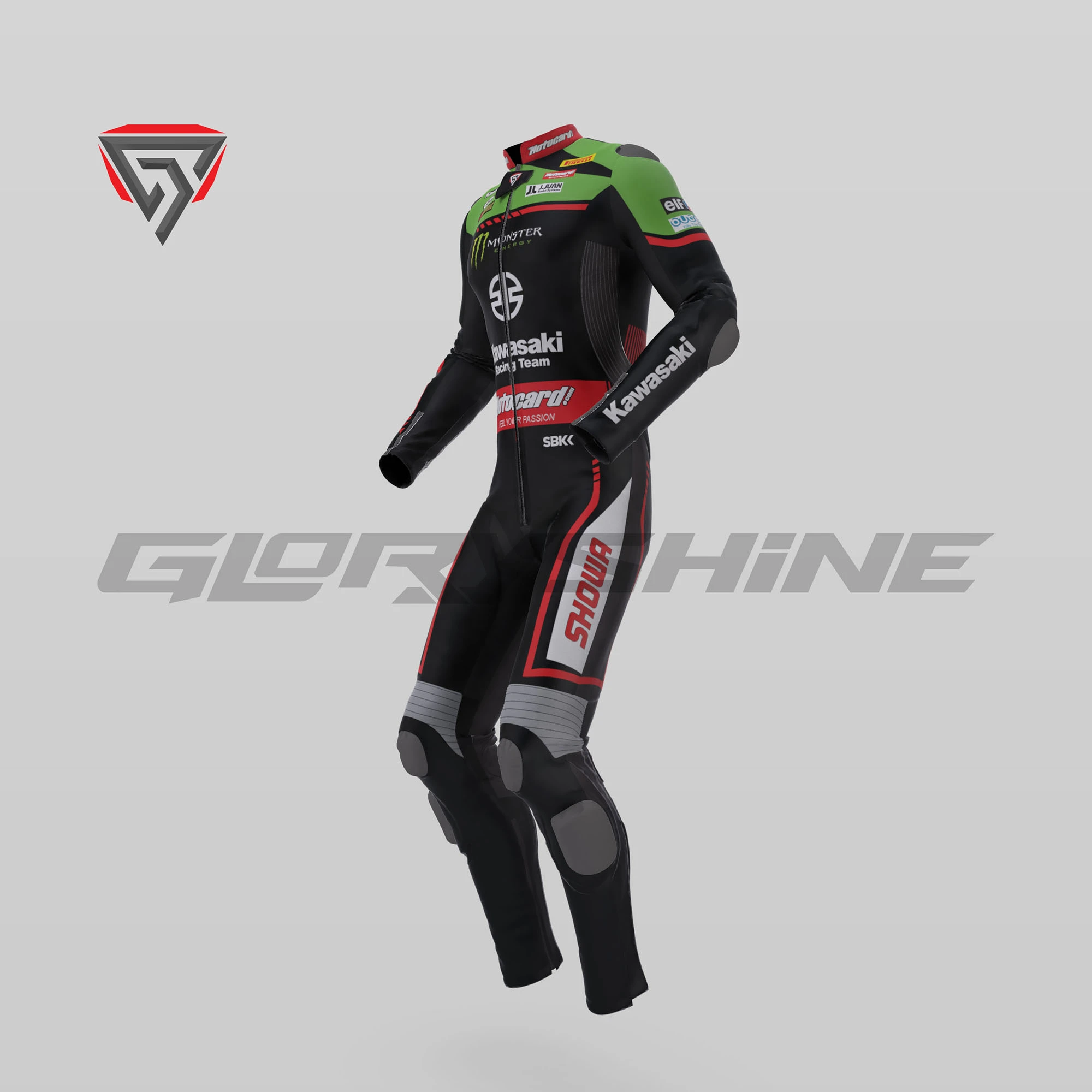 Jonathan Rea Motorbike Racing Suit Kawasaki Motocard WSBK 2021 Jonathan Rea Motorbike Racing Suit Kawasaki Motocard WSBK 2021
