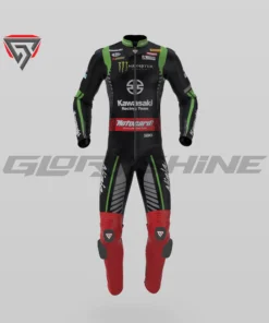 Jonathan Rea Race Suit Kawasaki Ninja Motocard WSBK 2018