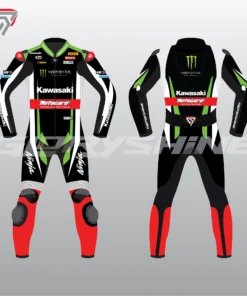 Jonathan Rea WSBK Suit Kawasaki Ninja Motocard WSBK 2017