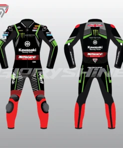Tom Sykes Leather Suit Kawasaki Motocard WSBK 2018