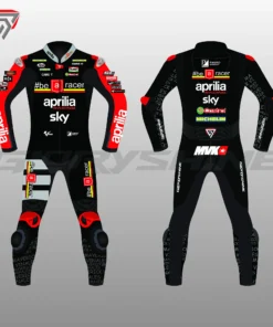 Maverick Vinales Motorbike Suit Aprilia Racing GP75 MotoGP British 2024