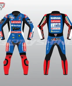 Francesco Bagnaia Motorcycle Suit Ducati Lenovo Team MotoGP Italy 2024