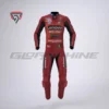 Francesco Bagnaia Motorcycle Suit Ducati Lenovo Team MotoGP 2024