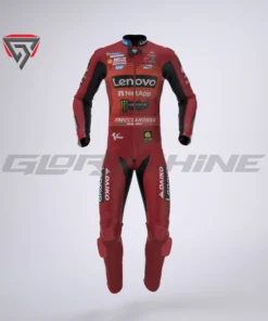 Francesco Bagnaia Motorcycle Suit Ducati Lenovo Team MotoGP 2024