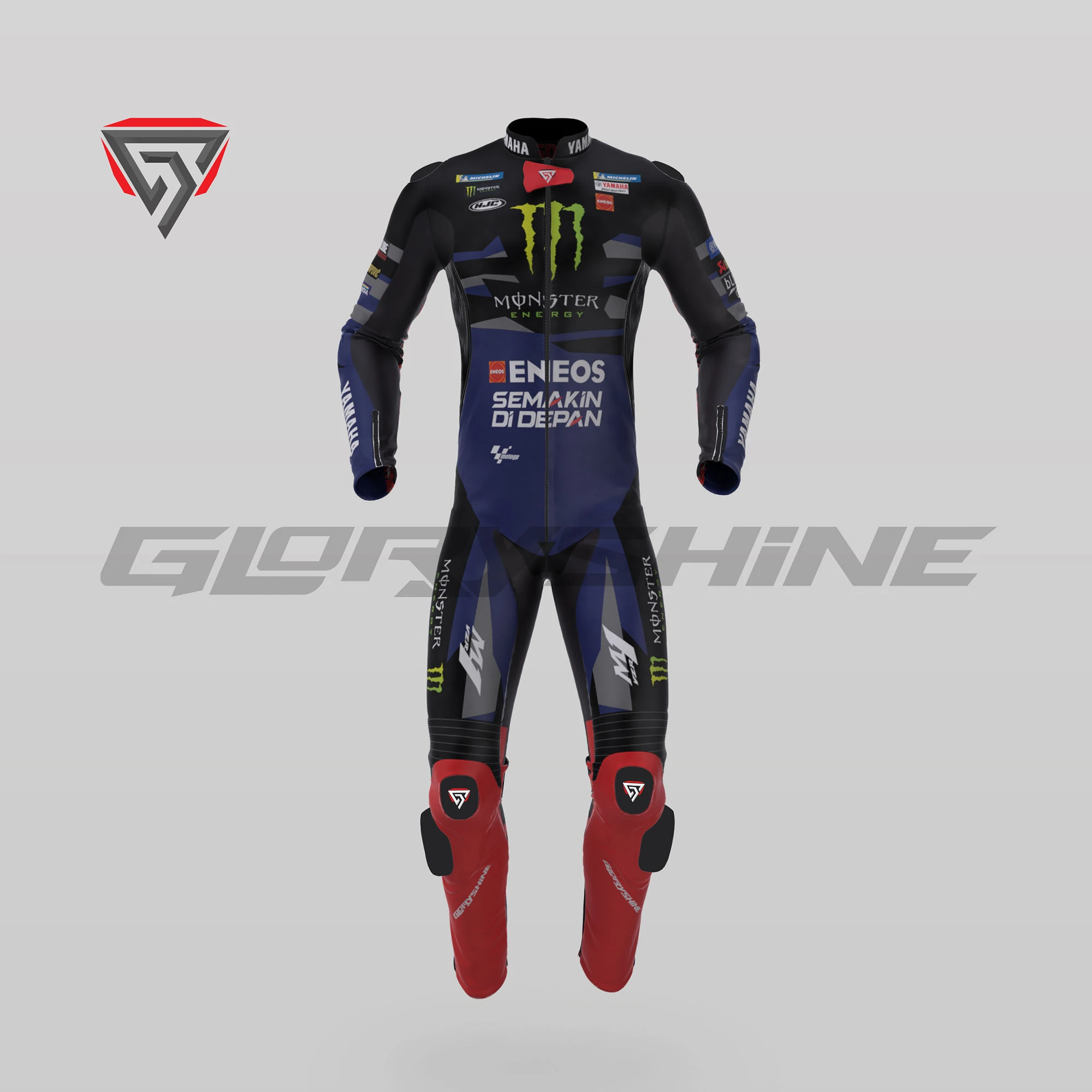 Fabio Quartararo Leather Suit Monster Energy Yamaha MotoGP 2024 Fabio Quartararo Leather Suit Monster Energy Yamaha MotoGP 2024