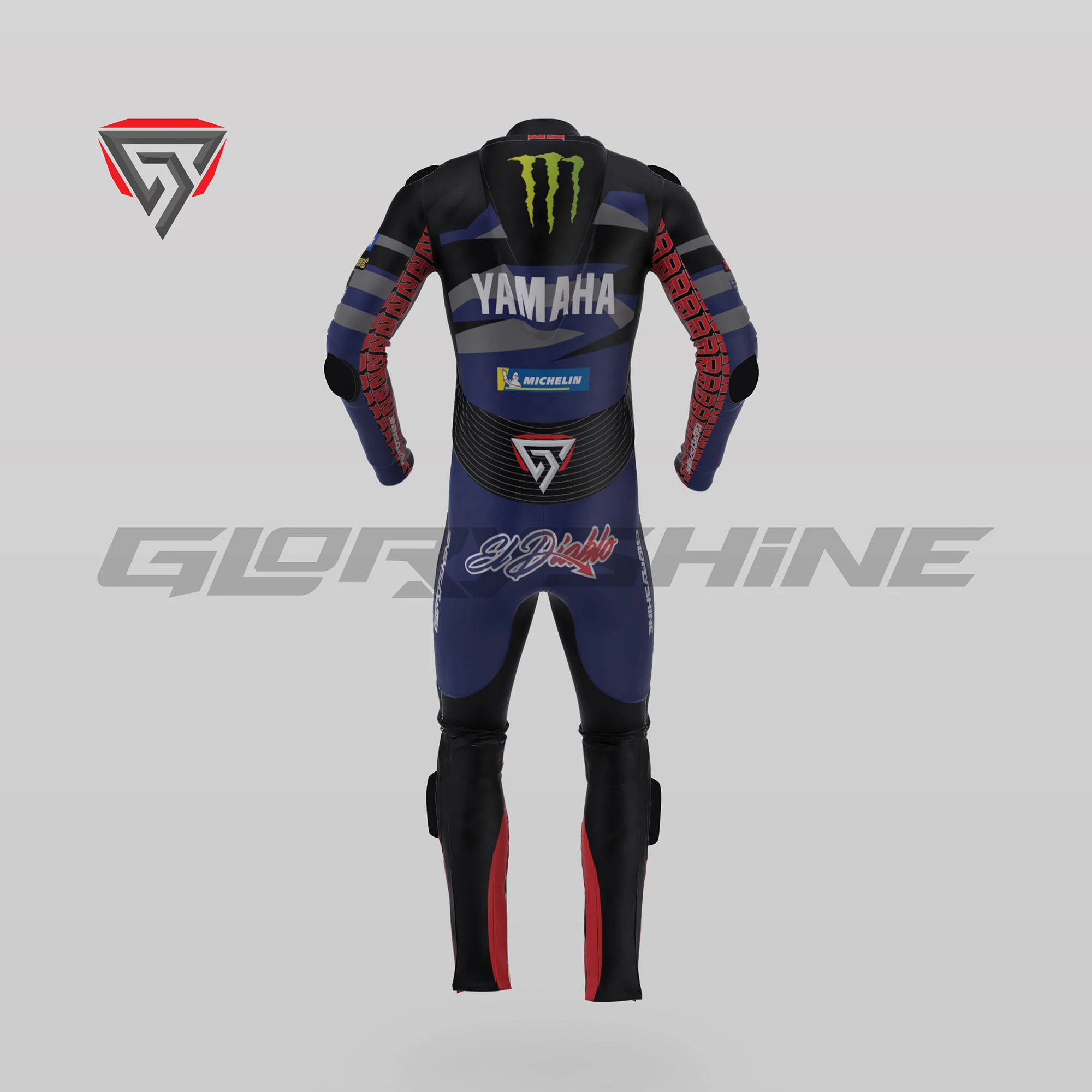Fabio Quartararo Leather Suit Monster Energy Yamaha MotoGP 2024 Fabio Quartararo Leather Suit Monster Energy Yamaha MotoGP 2024