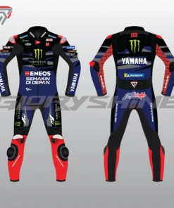 Fabio Quartararo Leather Suit Monster Energy Yamaha MotoGP 2024