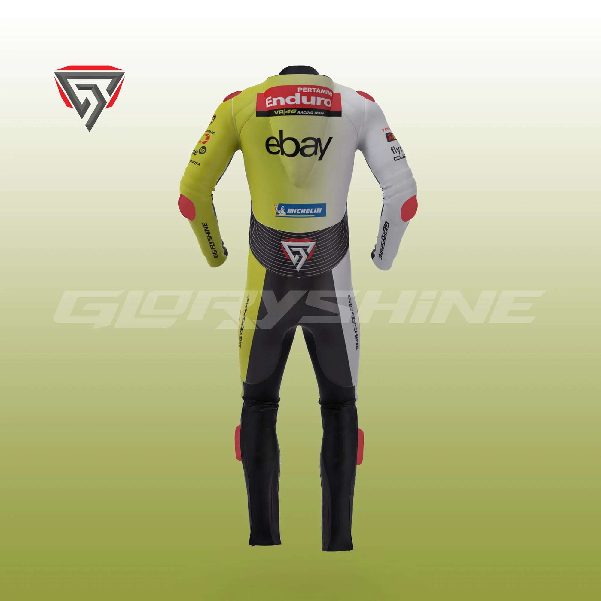 Marco Bezzecchi Leather Suit VR46 Racing Team MotoGP 2024 Marco Bezzecchi Leather Suit VR46 Racing Team MotoGP 2024