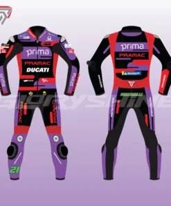Franco Morbidelli Leather Suit Prima Pramac Racing MotoGP 2024