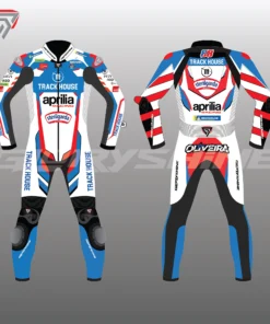 Miguel Oliveira Leather Suit Aprilia Trackhouse Racing Team MotoGP 2024