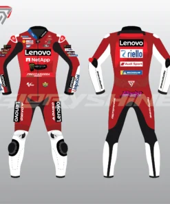 Enea Bastianini Motorcycle Suit Ducati Lenovo Team MotoGP 2024
