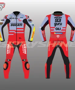 Marc Marquez Leather Racing Suit Ducati Gresini Racing MotoGP 2024