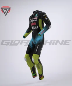 Valentino Rossi Leather Race Suit Yamaha Petronas MotoGP 2021
