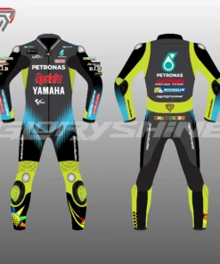 Valentino Rossi Leather Race Suit Yamaha Petronas MotoGP 2021