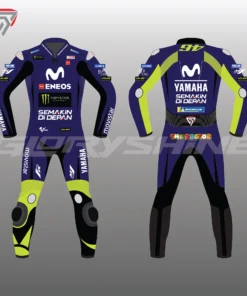 Valentino Rossi Suit Movistar Yamaha Losail Circuit MotoGP 2018