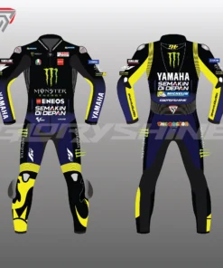 Valentino Rossi Motorcycle Suit Movistar Yamaha MotoGP 2017