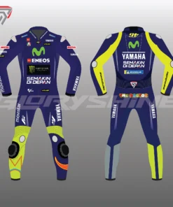 Valentino Rossi MotoGP Suit Movistar Yamaha 2017