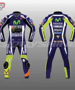 Valentino Rossi Leather Suit Yamaha Movistar MotoGP 2016