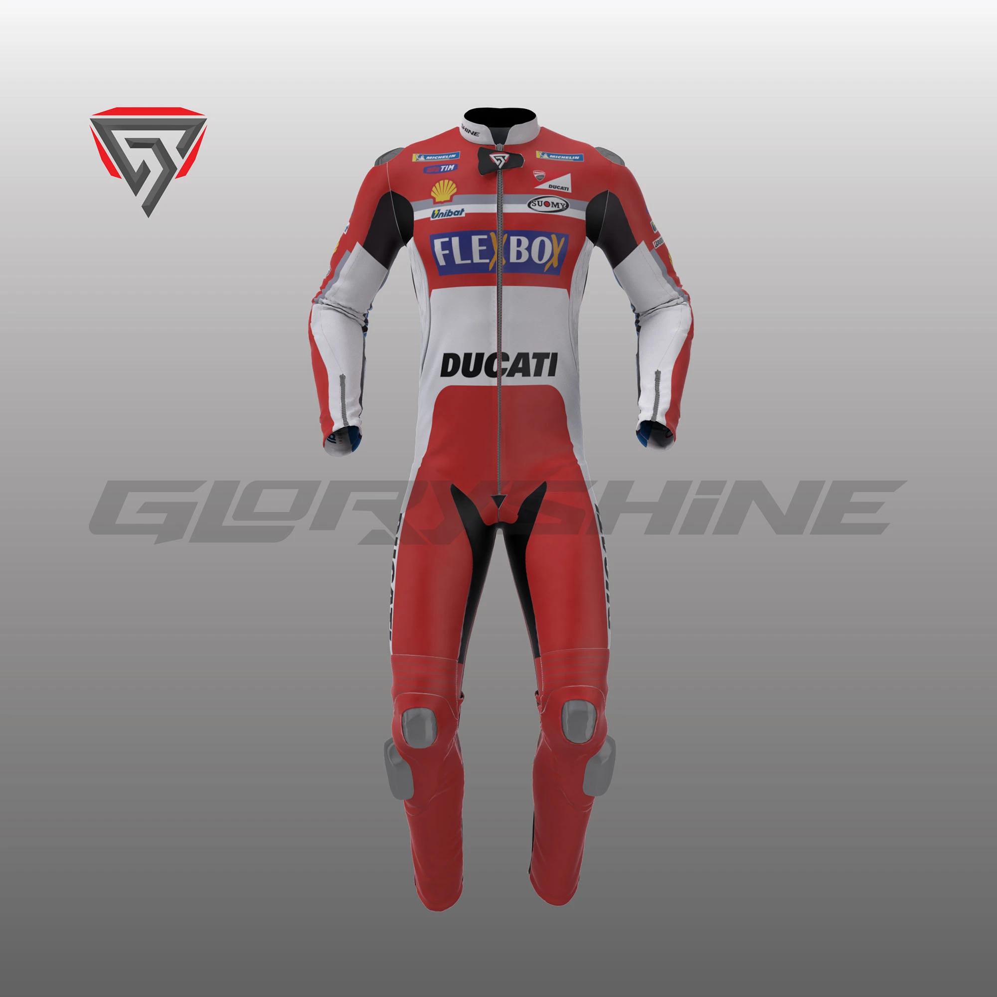 Andrea Dovizioso Race Suit Flexbox Team Ducati MotoGP 2017 Andrea Dovizioso Race Suit Flexbox Team Ducati MotoGP 2017