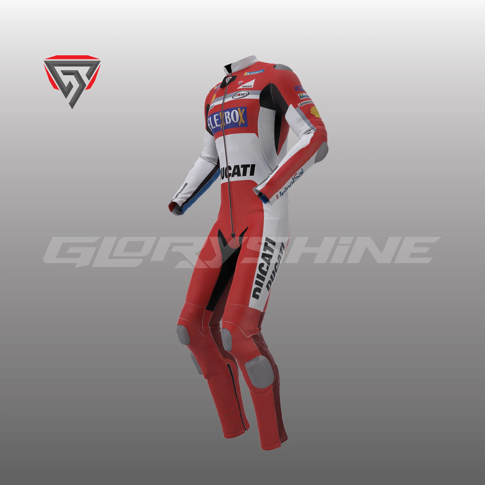 Andrea Dovizioso Race Suit Flexbox Team Ducati MotoGP 2017 Andrea Dovizioso Race Suit Flexbox Team Ducati MotoGP 2017