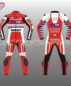 Andrea Dovizioso Leather Racing Suit Ducati MotoGP 2016