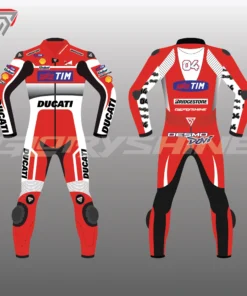 Andrea Dovizioso Leather Race Suit Ducati MotoGP 2015
