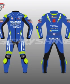 Alex Rins Leather Race Suit Suzuki ECSTAR MotoGP 2018