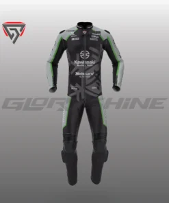 Alex Lowes Black Racing Suit Kawasaki Jerez Test Suit 2022