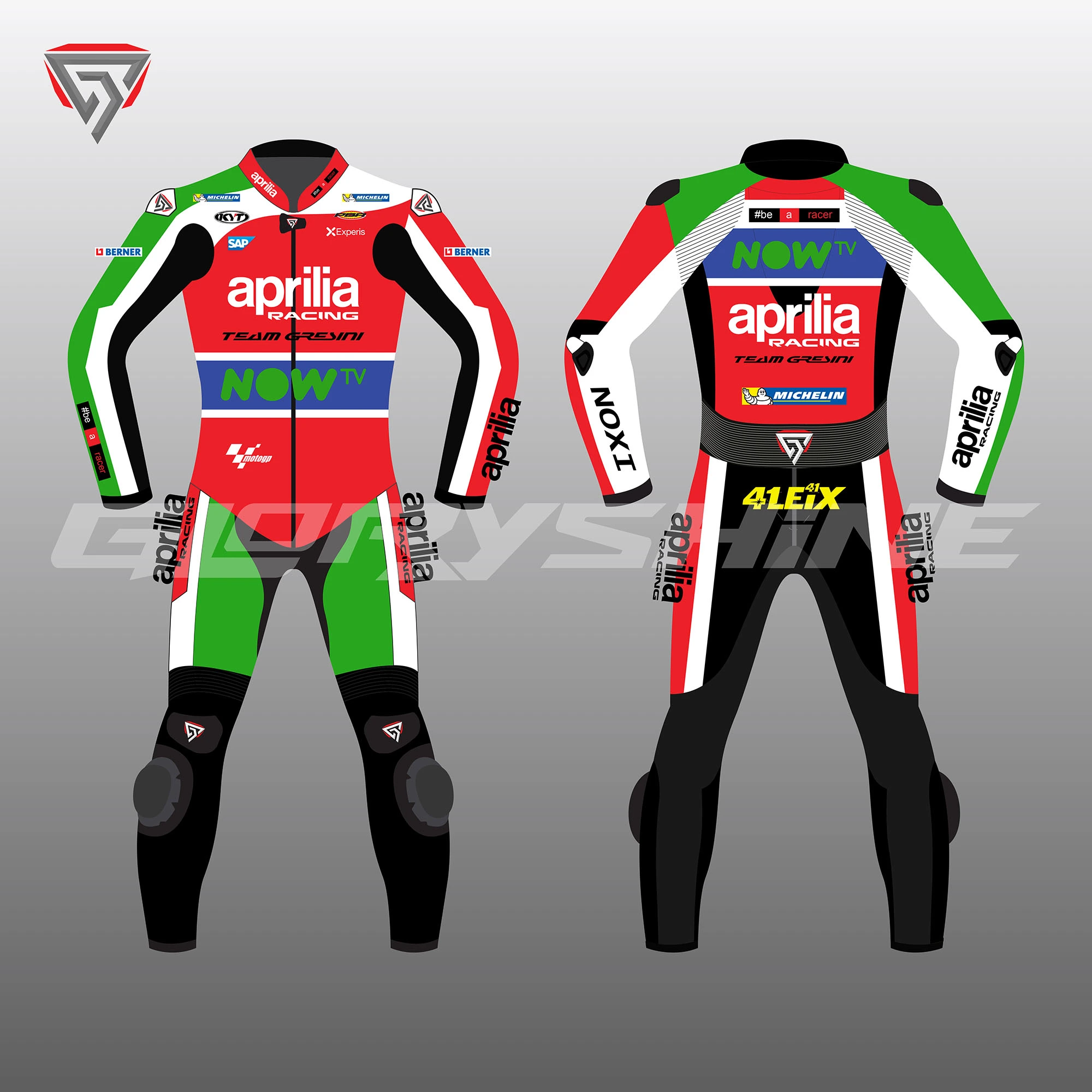 Aleix Espargaro MotoGP Suit Aprilia Racing Team Gresini 2017 Aleix Espargaro MotoGP Suit Aprilia Racing Team Gresini 2017