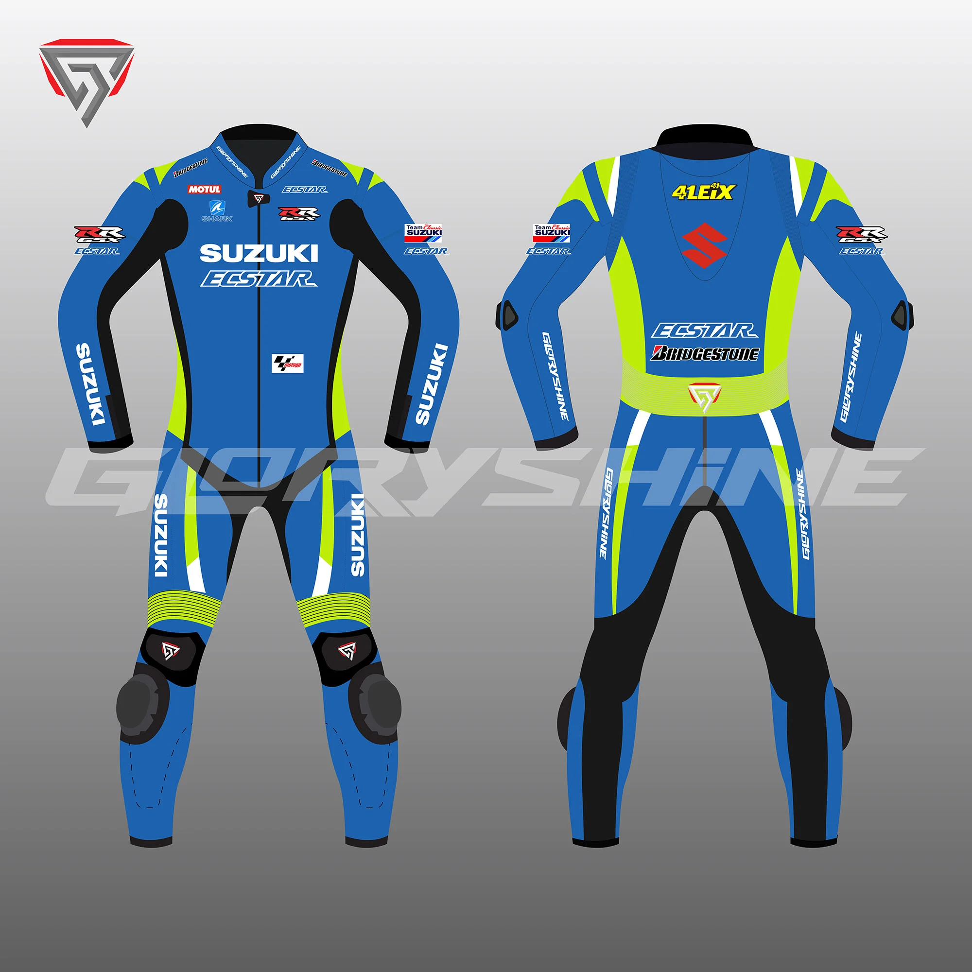 Aleix Espargaro Racing Suit Team Suzuki Ecstar MotoGP 2015 Aleix Espargaro Racing Suit Team Suzuki Ecstar MotoGP 2015