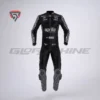 Aleix Espargaro Black Biker Suit Aprilia Winter Test Suit 2022